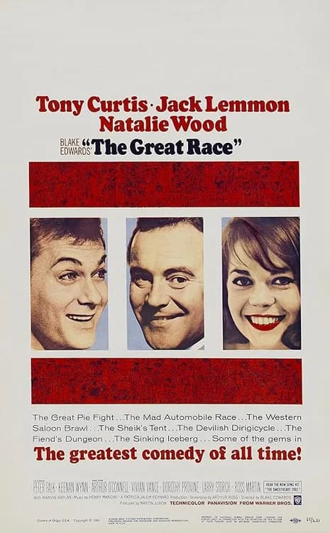 The Great Race film posteri
